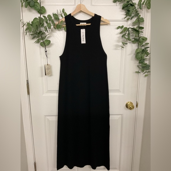 THE DROP   Elegant Black Sleeveless Dress SIZE L - Picture 2 of 8